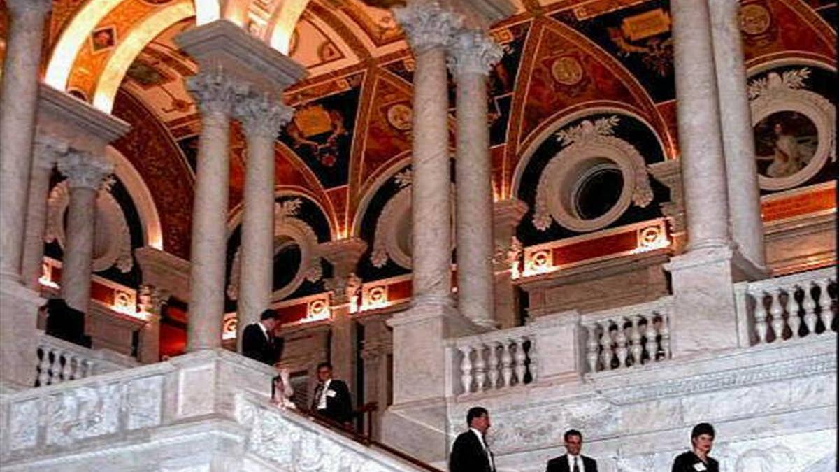 Interior of the Library of Congress