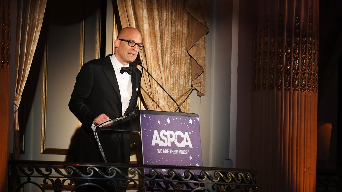 ASPCA President and CEO Matt Bershadker speaks onstage at ASPCA's 22nd annual Bergh Ball honoring David Patrick Columbia at The Plaza on April 25, 2019 in New York City.