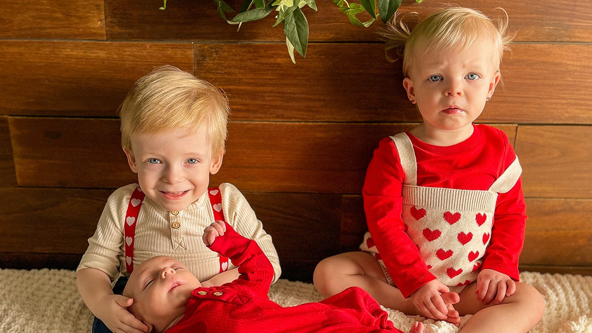 Archer with siblings