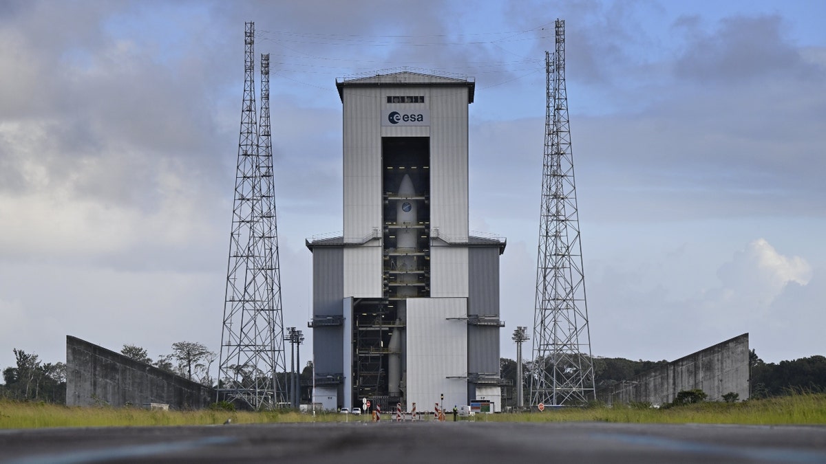 The Ariane 5 rocket launch site