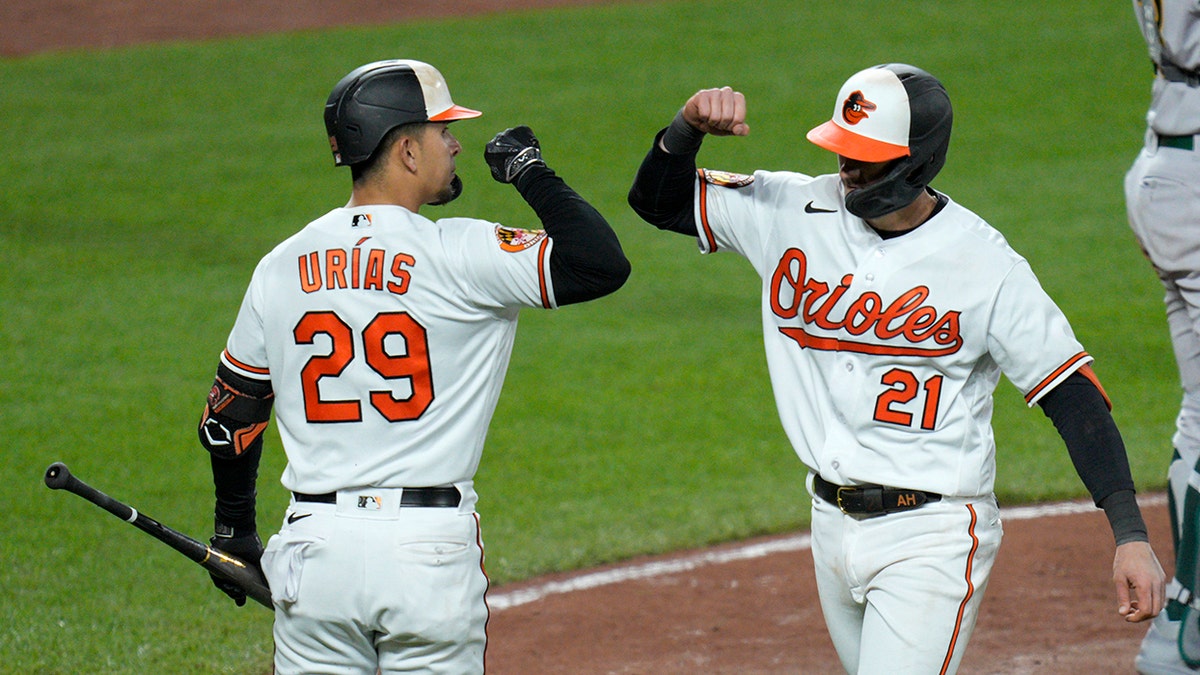 Orioles have new base-hit celebration after home run funnel goes