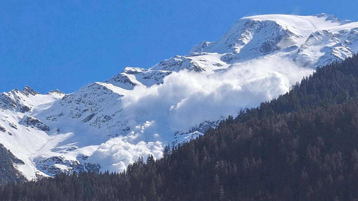 An avalanche in France