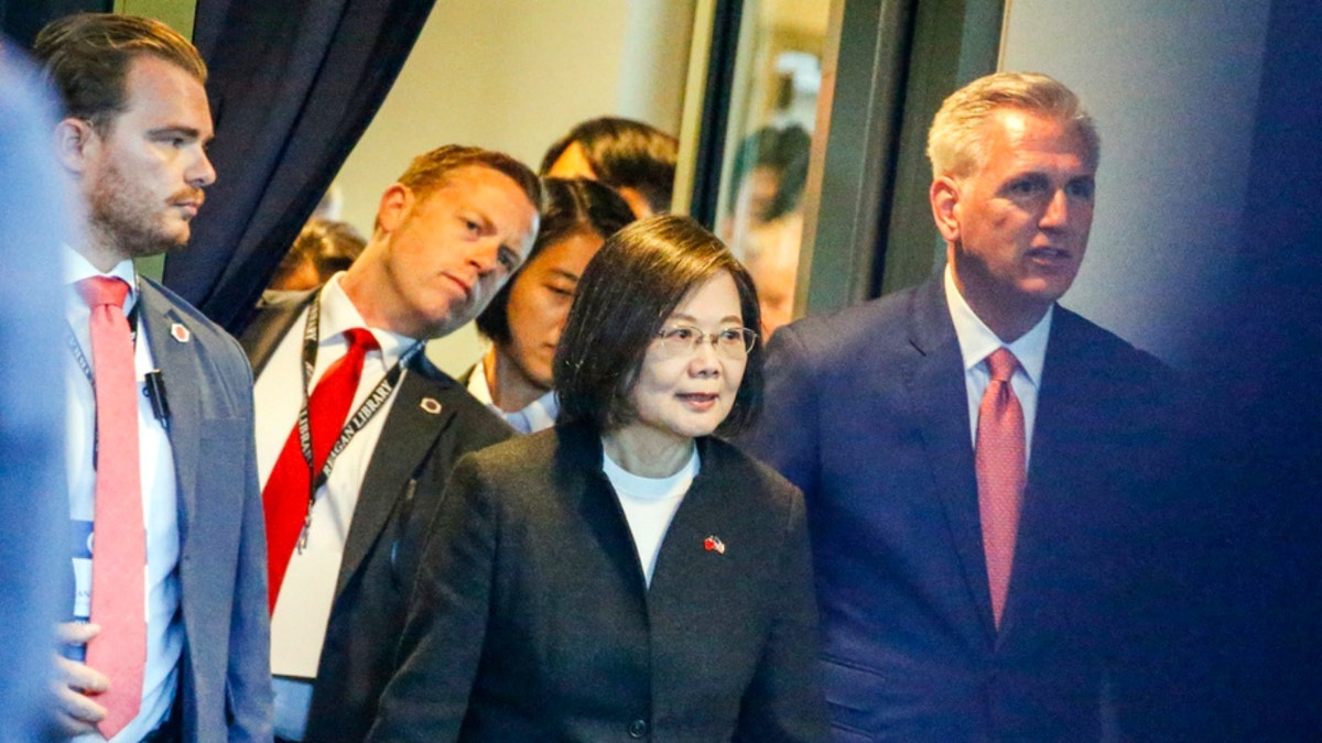 House Speaker Kevin McCarthy and Taiwan President Tsai Ing-wen