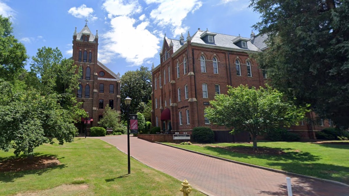 buildings at campus of Belmont Abbey College