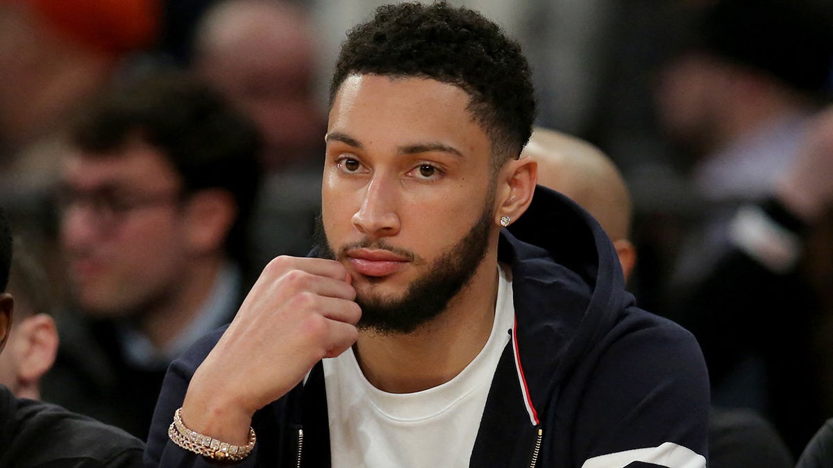 Ben Simmons sits