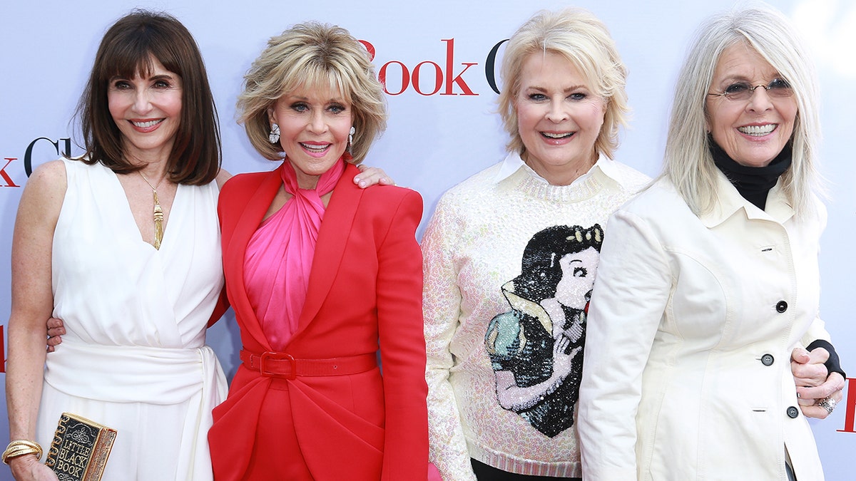 Diane Keaton, Mary Steenburgen, Candice Bergen and Jane Fonda at the premiere of Book Club