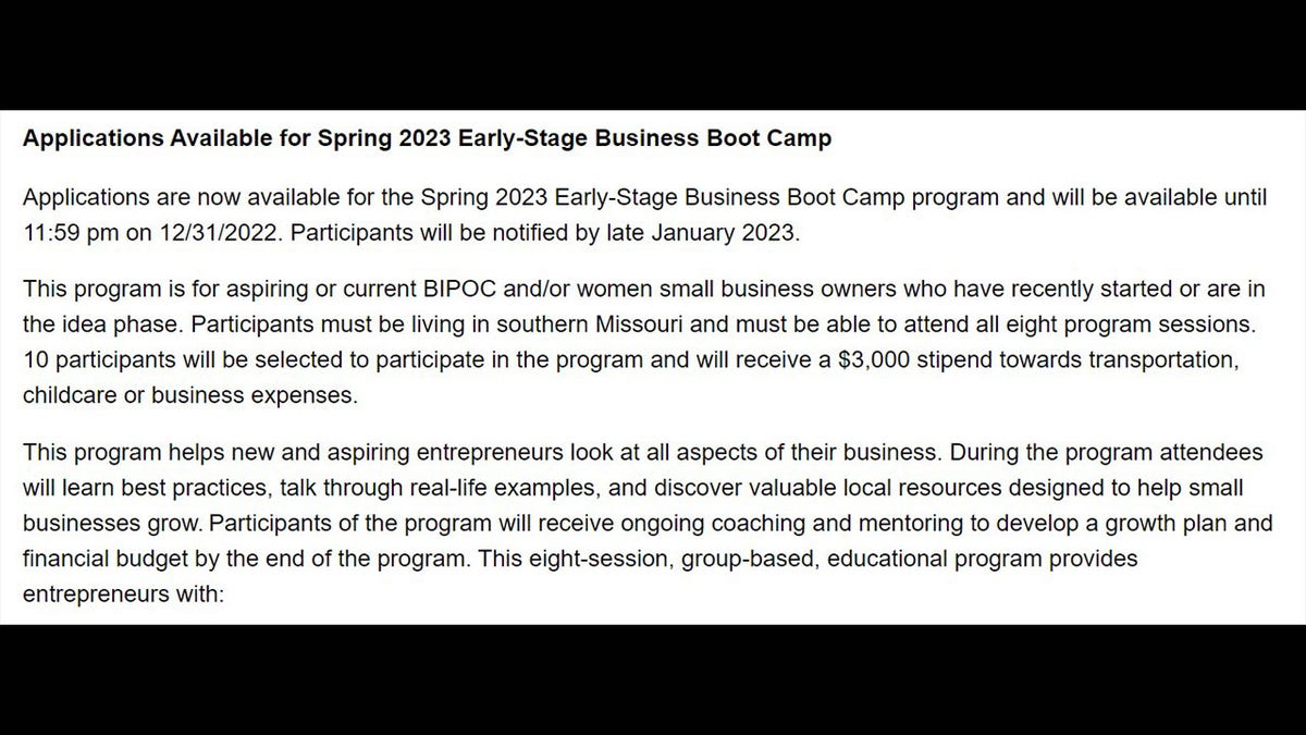 Business Boot Camp MSU