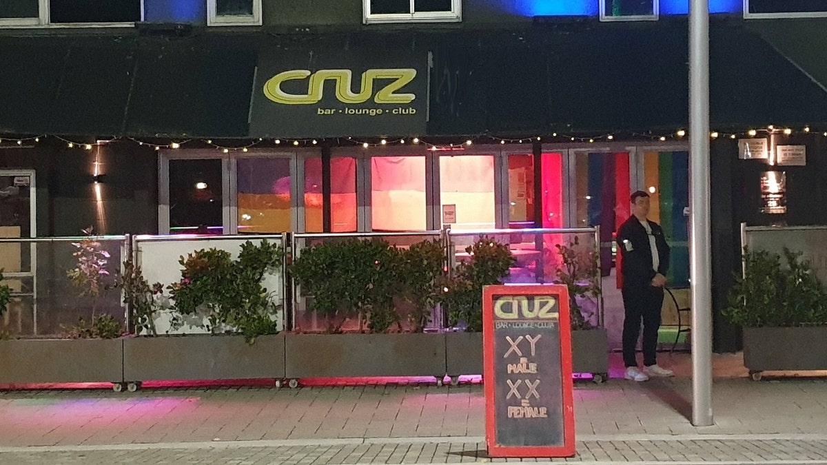 Cruz outdoor sign in Christchurch, New Zealand