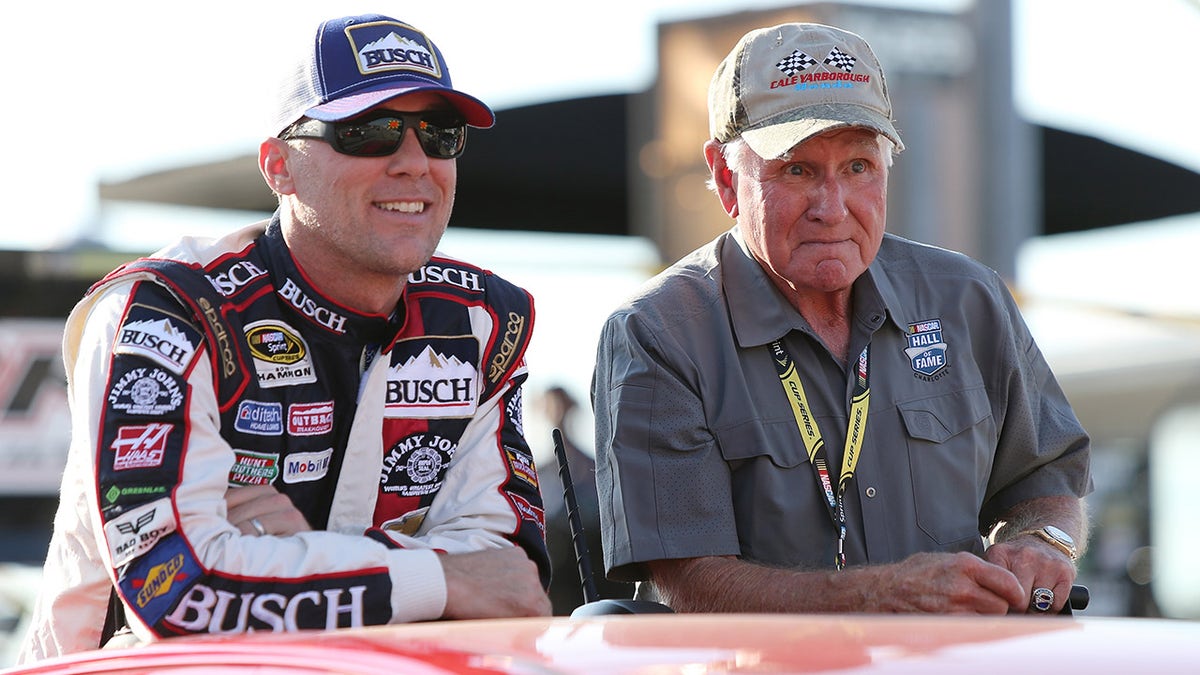 Cale Yarborough and Kevin Harvick