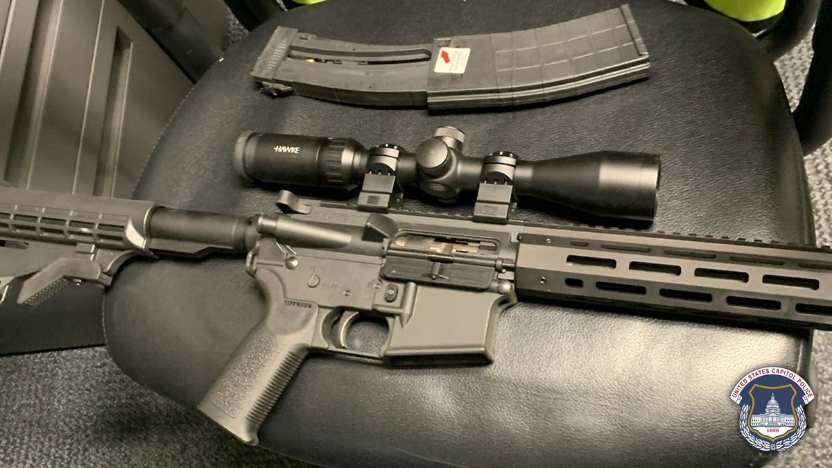 Rifle seized by US Capitol Police