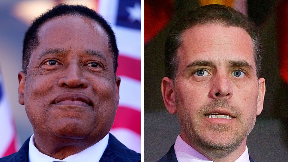 Larry Elder and Hunter Biden