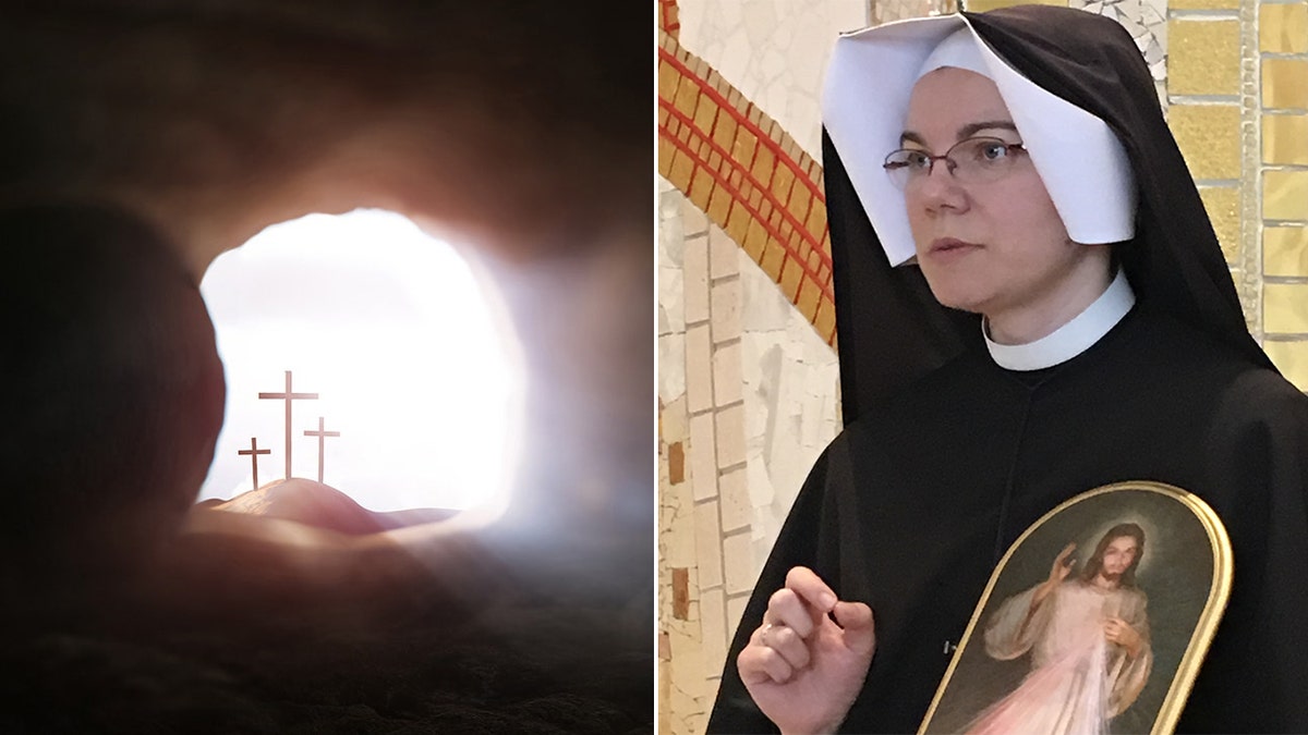 Washington DC nun Donata Farbiac, empty tomb split