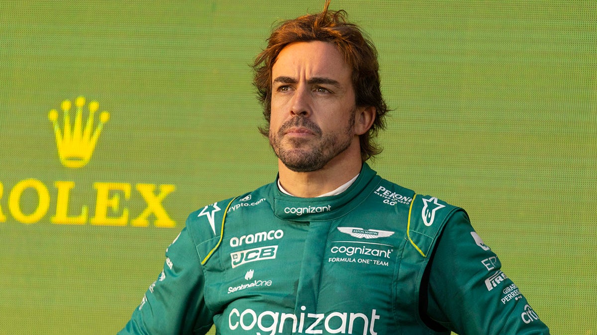 Fernando Alonso stoic
