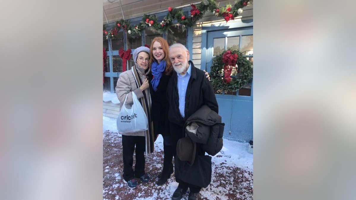 alicia witt with her parents