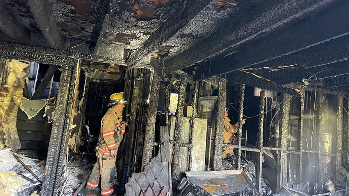 House fire Derwood, Maryland damage