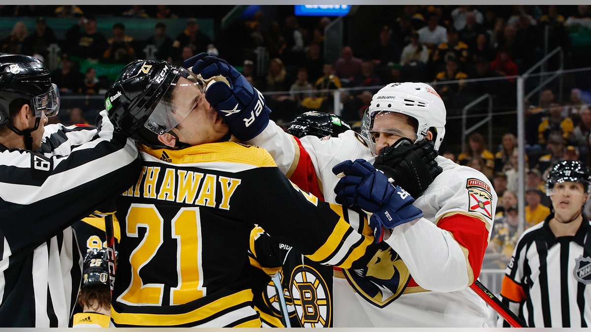 Garnet Hathaway and Colin White scuffle