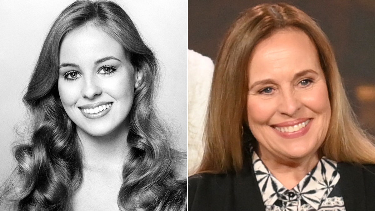 Genie Francis then and now split