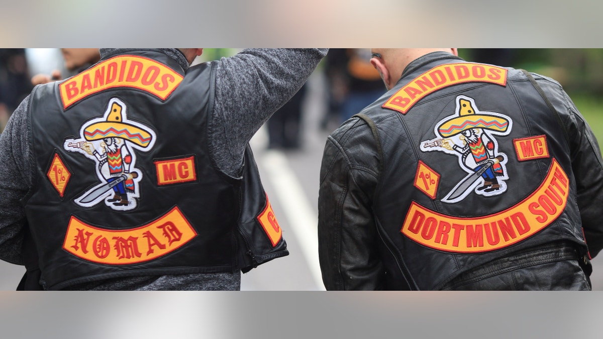 Bandidos patches on leather vests