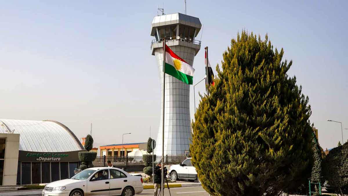 control tower of Sulaymaniyah International Airport