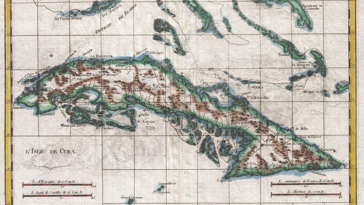 Mapa de Cuba