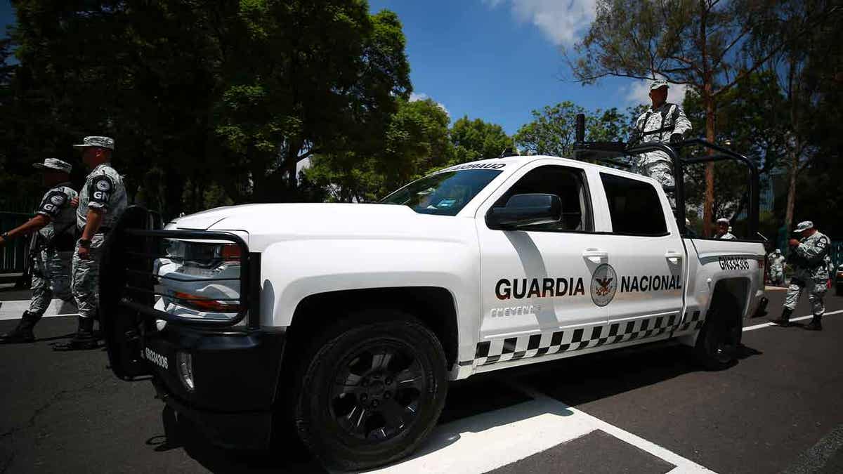 Mexican national Guard vehicle