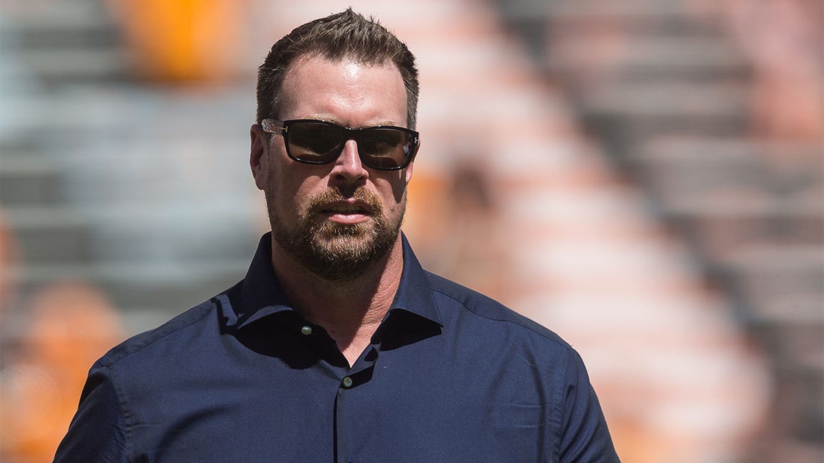 Ryan Leaf attends a college football game