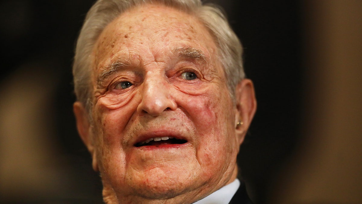 George Soros close-up headshot