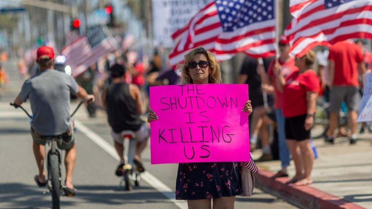 Huntington Beach protest