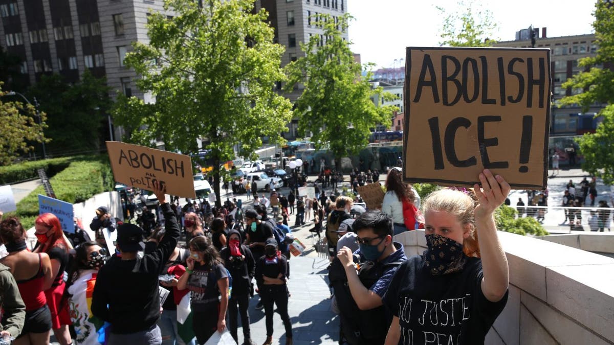 Seattle protestors against ICE