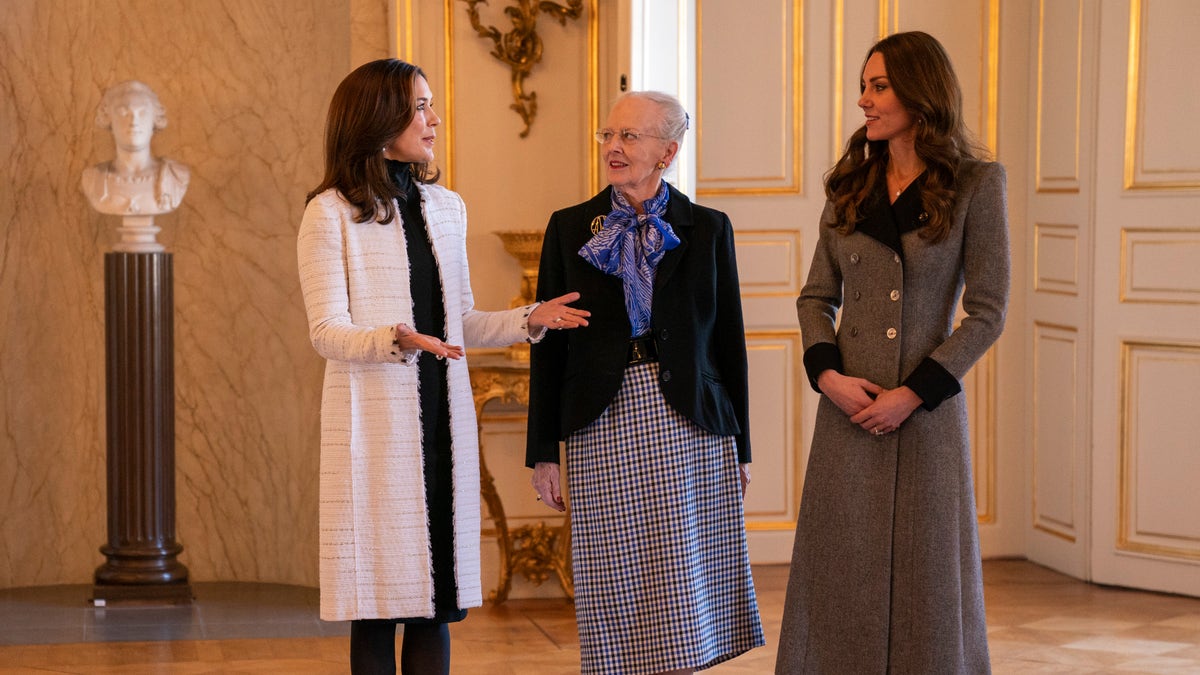 Kate Middleton with Queen and Princess of Denmark