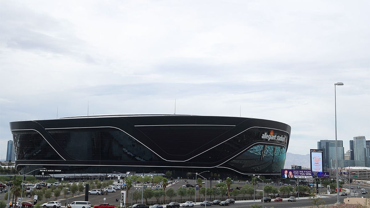 A view of Allegiant Stadium