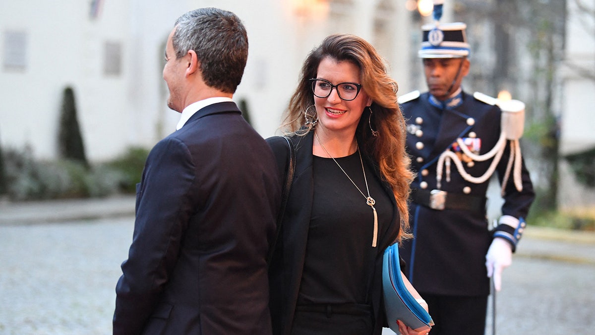 Marlene Schiappa arrives at Minister of Interior breakfast