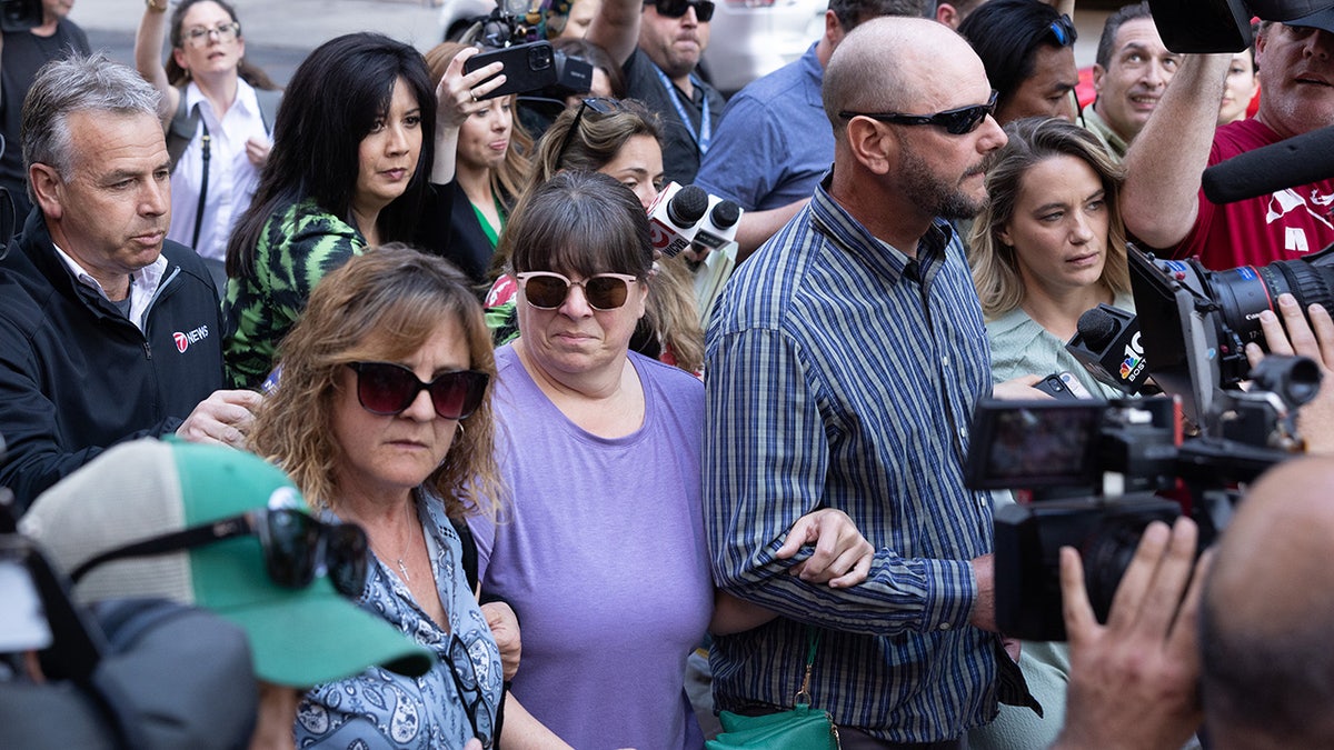 Jack Teixeira family members leave court