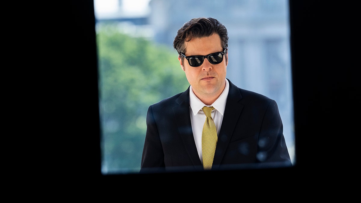 Matt Gaetz wearing sunglasses 