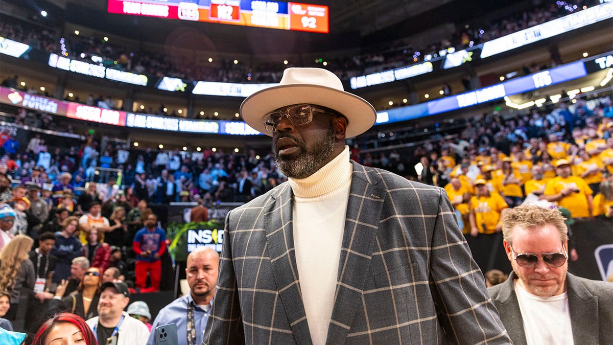 Shaquille O'Neal attends the All-Star Game