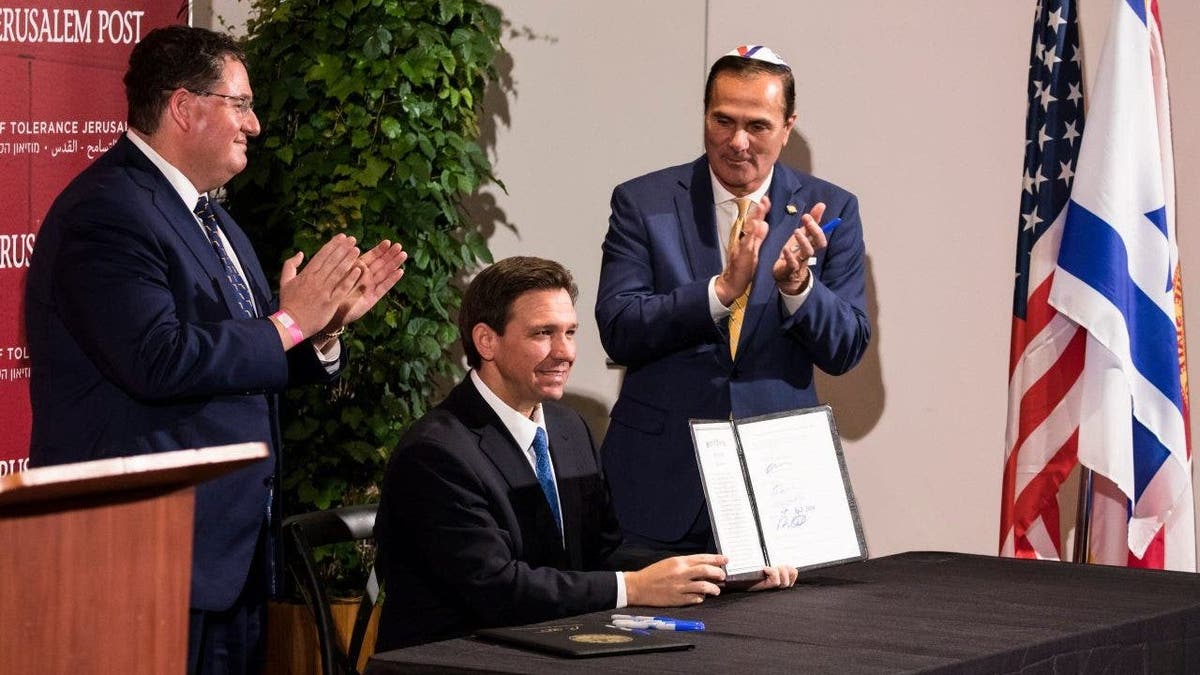 Ron DeSantis sign bill Jerusalem