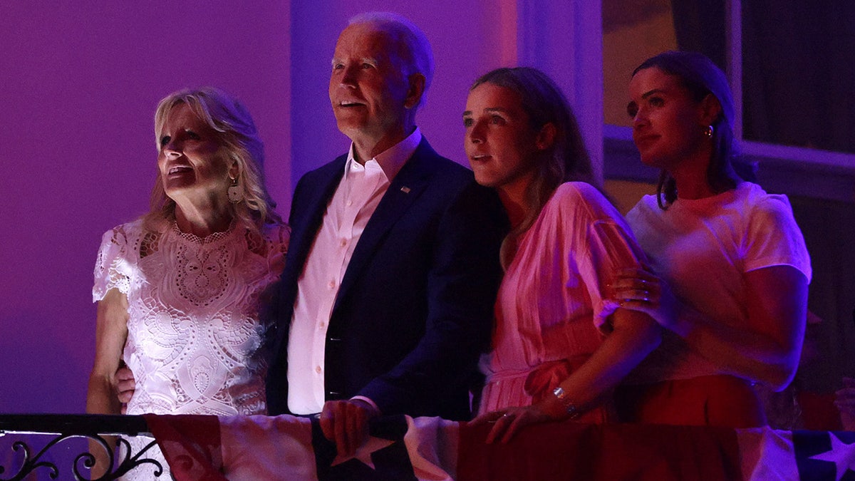 Joe and Jill Biden with granddaughters