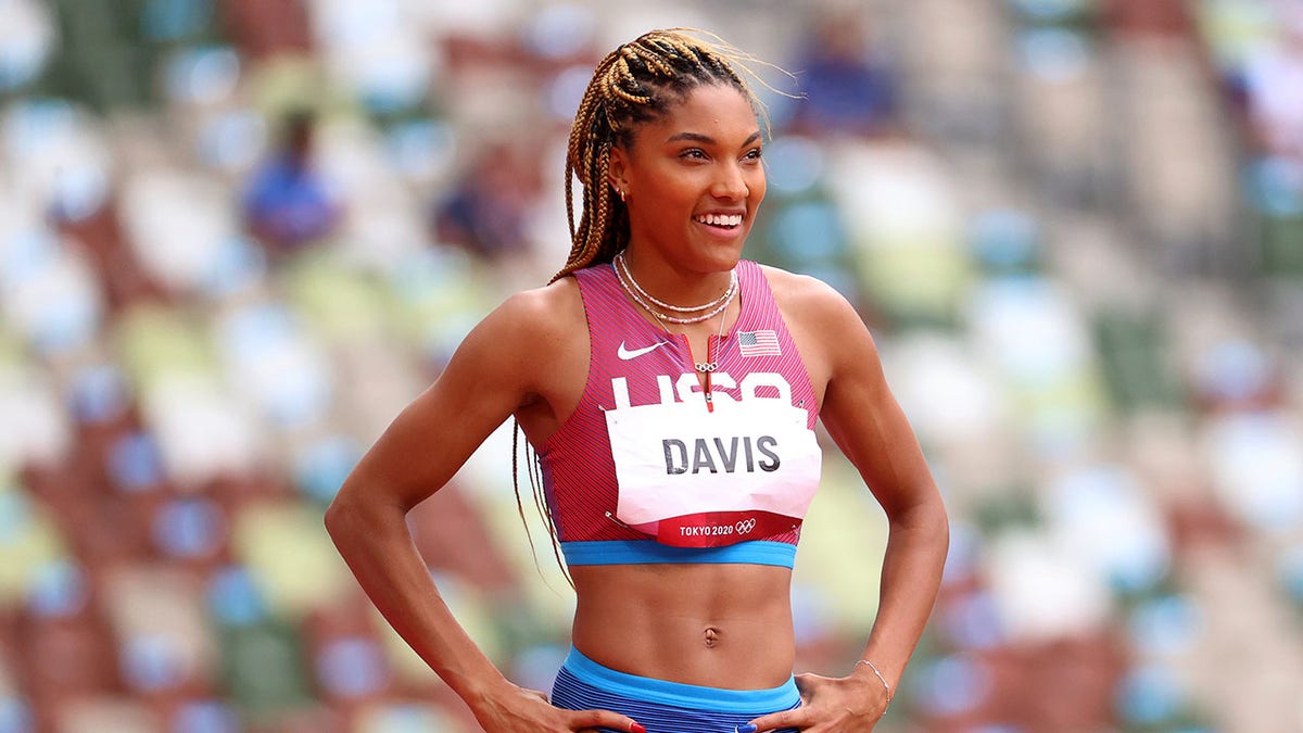 Tara Davis at the Tokyo Olympics
