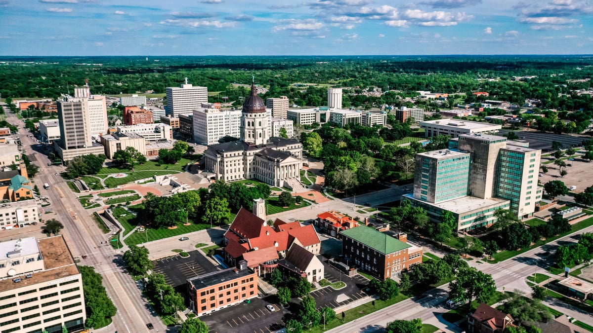 Kansas State Capitol in Topeka, Kansas