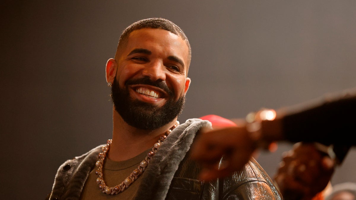 Drake speaks onstage