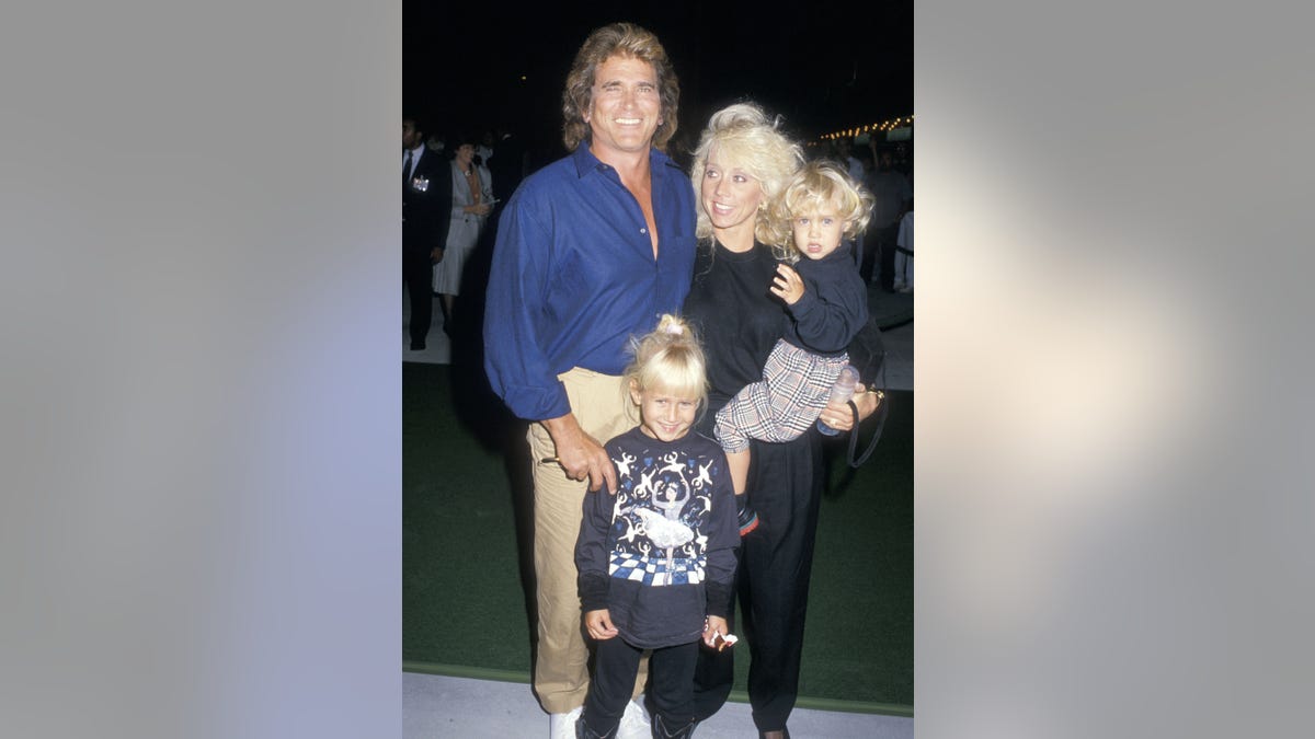 Michael and Cindy Landon with their children