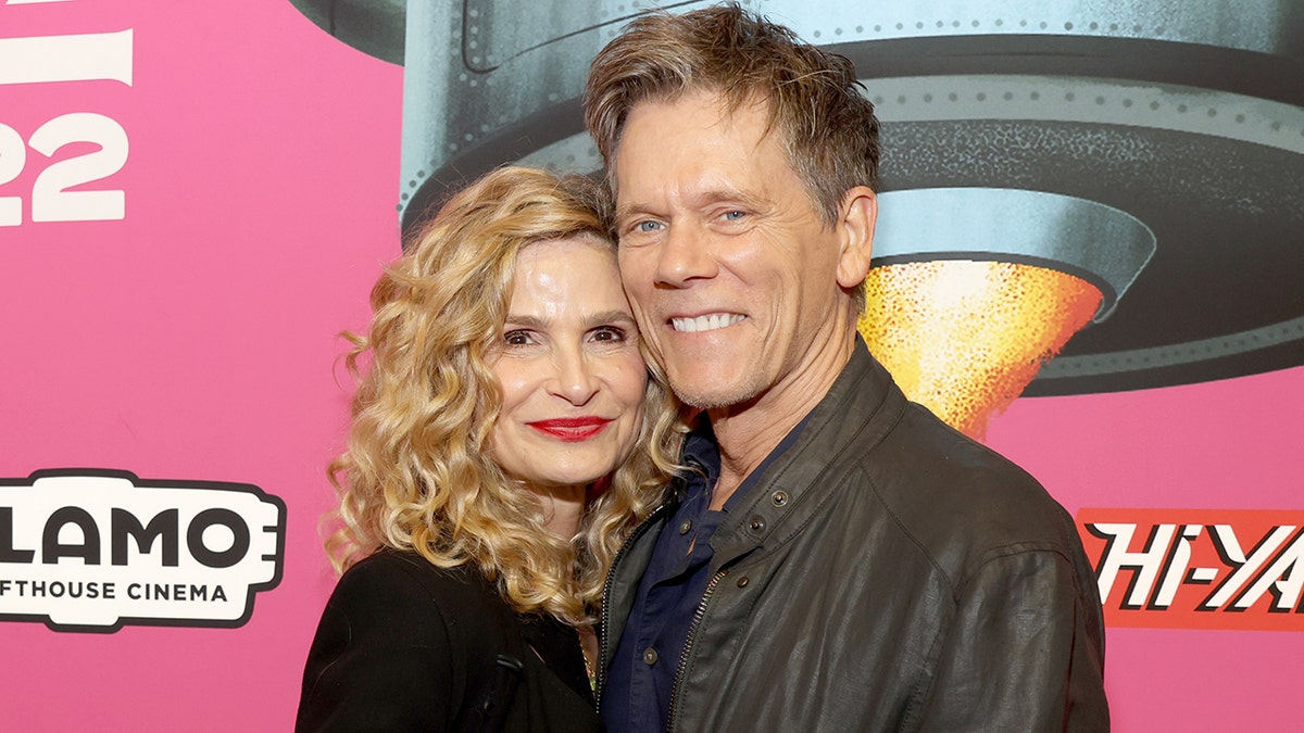 Kevin Bacons wife Kyra Sedgwick thinks filming sex scenes with him is weird Fox News pic
