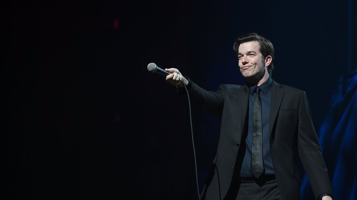 John Mulaney performing in 2022