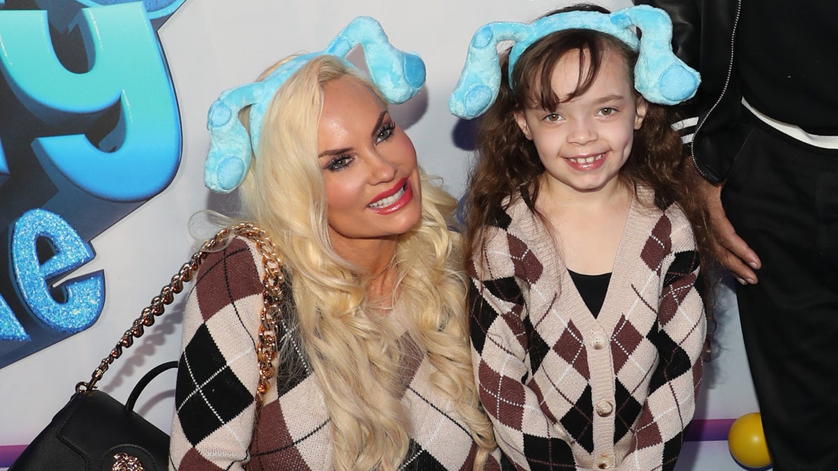 Coco Austin and Chanel at the premiere of "Blues Big City Adventure."