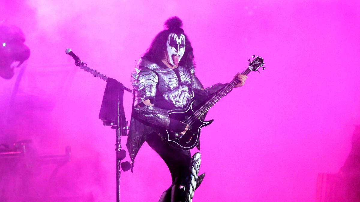 Gene Simmons performing onstage