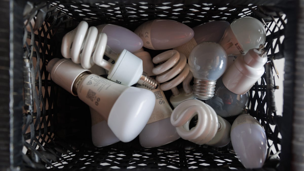 MADRID, SPAIN - MARCH 14: A set of light bulbs in a basket on March 14, 2023, in Madrid, Spain. The Consumer Price Index (CPI) rose by 0.9% in February compared to the previous month and raised its year-on-year rate by one tenth, to 6%, due to the increase in electricity, package tours and food, which shot up their prices by 16.6% year-on-year, their highest rise since 1994, according to the final data published today by the National Statistics Institute (INE). February's final inflation is one tenth of a percentage point lower than the one advanced at the end of last month, when the INE pointed to a rate of 6.1%, while the monthly increase has finally been nine tenths of a percentage point, compared to the increase of 1% initially estimated. (Photo By Eduardo Parra/Europa Press via Getty Images)