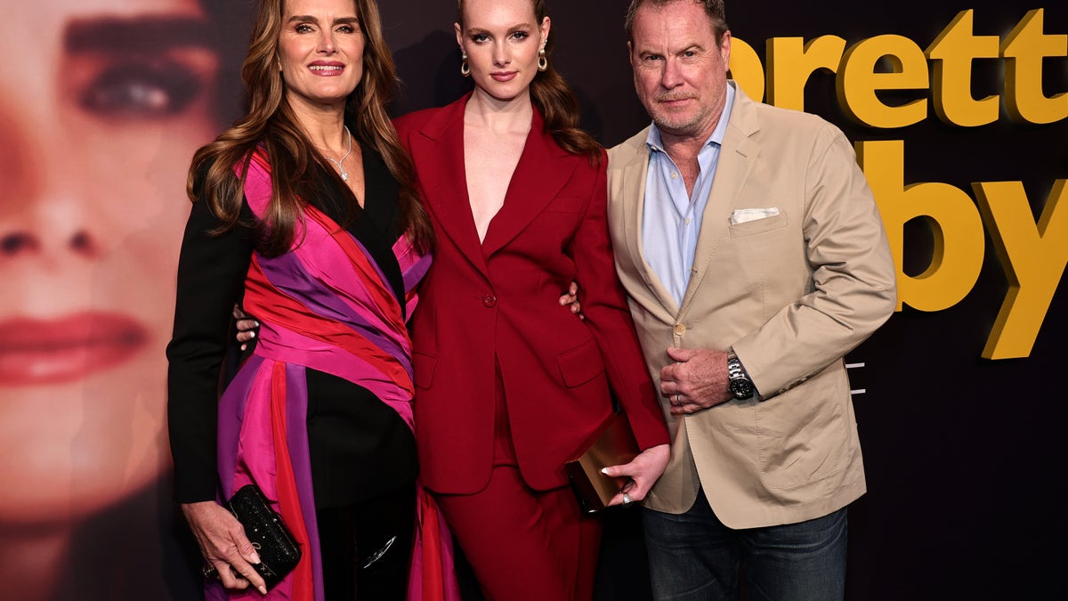 Brooke Shields, Grier Hammond Henchy and Chris Henchy