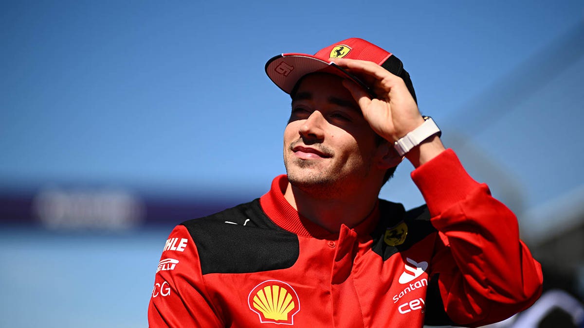 Charles Leclerc at the the F1 Grand Prix of Australia