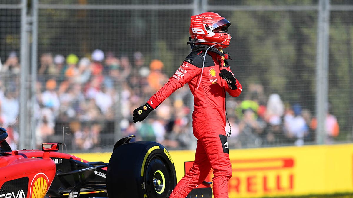 Charles Leclerc at the the F1 Grand Prix of Australia