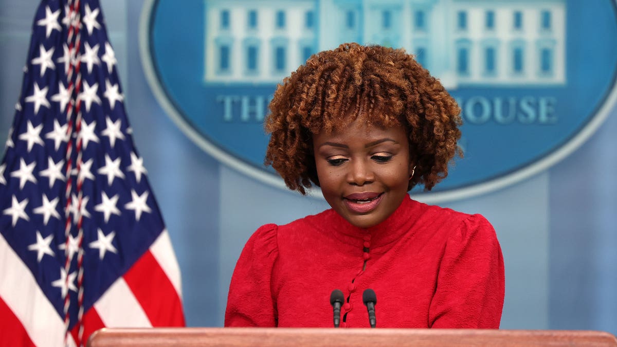 White House press secretary Karine Jean-Pierre